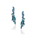 Elegant Marquise Stone Cluster Evening Earrings_22 colors