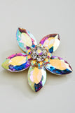 Fancy Marquise Crystal Flower Pin Brooch_7 colors