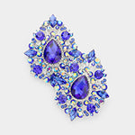 Classic Tear drop & Marquise Fancy Crystal Earrings_2 colors