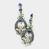 Marquise Fancy Crystal Petal Drop Earring_9 colors