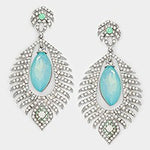 Fancy Marquise crystal drop earring_8 colors