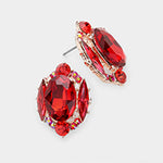 Fancy crystal Stud Earring_17 colors