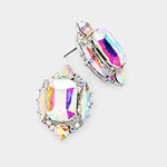 Fancy crystal Stud Earring_17 colors