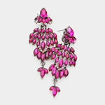 Crystal Marquise Cluster Earrings_17 colors