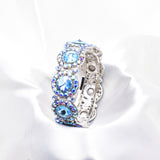 Fancy High quality Swarovski crystal Hinged Bracelet