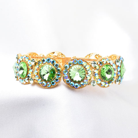 Fancy High quality Swarovski crystal Hinged Bracelet