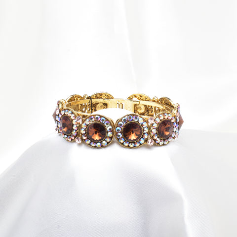 Fancy High quality Swarovski crystal Hinged Bracelet