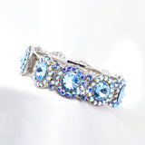 Fancy High quality Swarovski crystal Hinged Bracelet