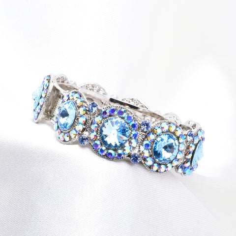 Fancy High quality Swarovski crystal Hinged Bracelet