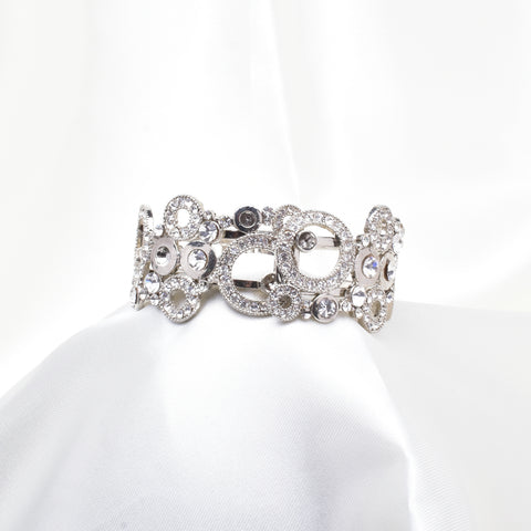 Fancy High quality Crystal Hinged Bracelet