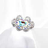 Fancy Swarovski Crystal Hinged Bracelet