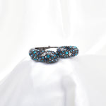 Fancy Swarovski crystal Hinged Bracelet