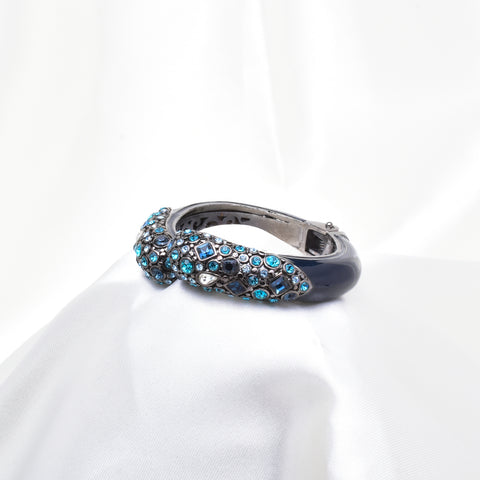 Fancy Swarovski crystal Hinged Bracelet