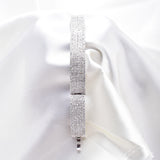 Fancy High quality Swarovski crystal Hinged Bracelet