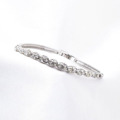 Fancy High quality crystal Hinged Bracelet