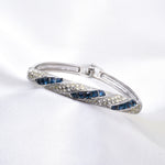 Fancy High quality crystal Hinged Bracelet