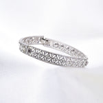 Fancy High quality crystal Hinged Bracelet