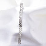 Fancy High quality crystal Hinged Bracelet