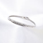 Fancy High quality crystal Hinged Bracelet