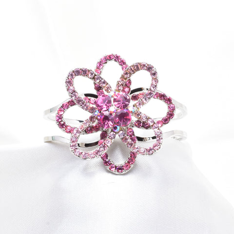 Fancy High quality Flower Hinged Bracelet