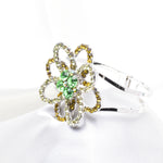 Fancy High quality Flower Hinged Bracelet