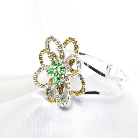 Fancy High quality Flower Hinged Bracelet