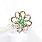 Fancy High quality Flower Hinged Bracelet