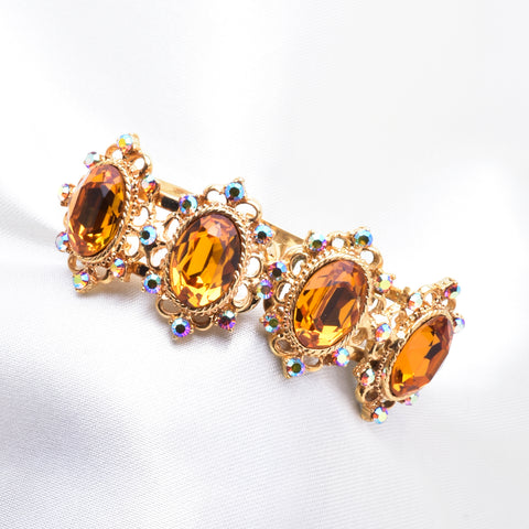 Fancy High quality Swarovski crystal Hinged Bracelet