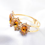 Fancy High quality Swarovski crystal Hinged Bracelet