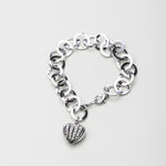 Fancy High quality Round Chain Heart Bracelet