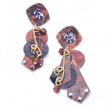 Classic Patina Dangle Earring_3 colors