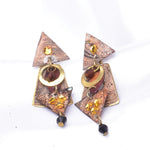 Classic Patina Dangle Earring_3 colors