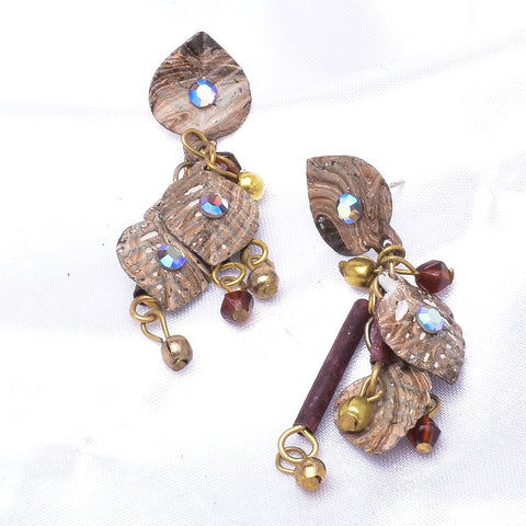 Classic Patina Dangle Earring