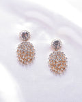 Elegant crystal earring_3 colors