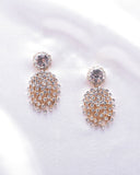 Elegant crystal earring_3 colors