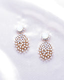 Elegant crystal earring_3 colors