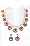 Classical round crystal  Necklace_2 colors