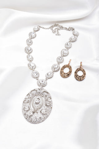 Classical crystal Necklace set