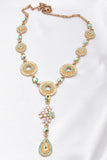 Charming Victorian crystal Necklace_2 colors