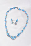 Elegant boat shape Fancy Crystal Necklace