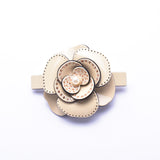 French style Acrylic Flower Hair Barrette