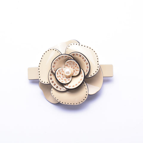 French style Acrylic Flower Hair Barrette