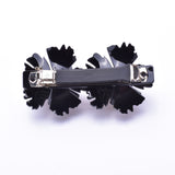 French style Acrylic Double Flower Hair Barrette