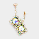 Crystal Floral Earrings_11 colors