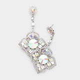 Crystal Floral Earrings_11 colors