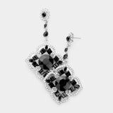 Crystal Floral Earrings_11 colors