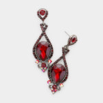 Elegant tear drop Crystal Earring_9 colors