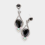 Elegant tear drop Crystal Earring_9 colors