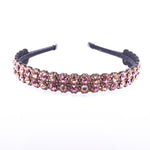 Elastic French style Crystal Hair band for Women and Girls