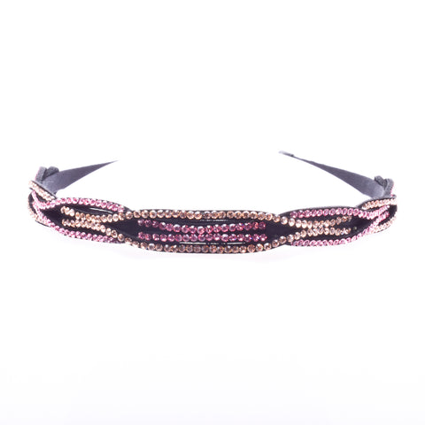 Elastic French style Crystal Hair band for Women and Girls